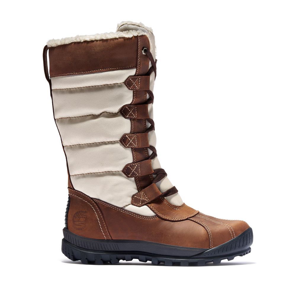 Bocanci De Zapada Timberland Dama Maro/Albi - Mt. Hayes Tall Waterproof - Romania - GUHKEP724